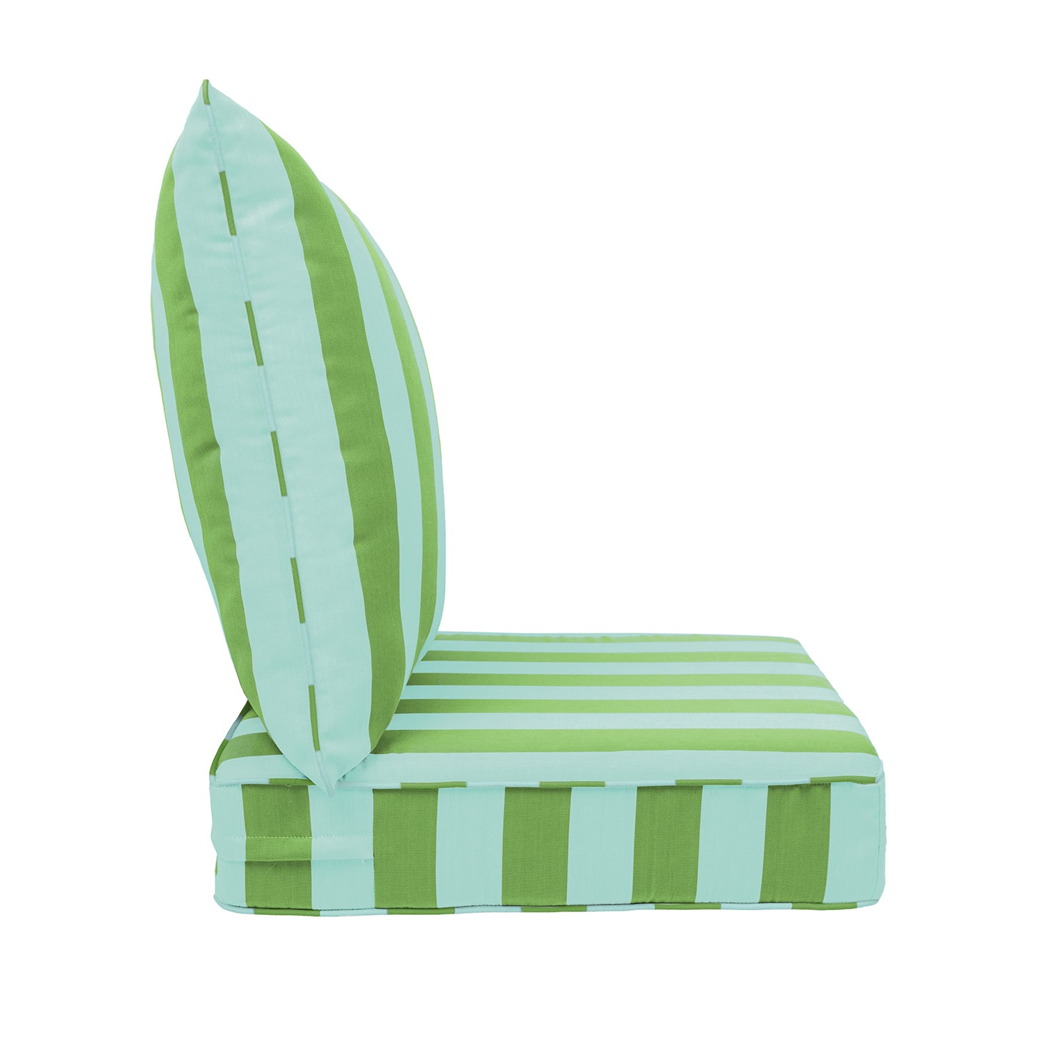 Sherry Kline Designer’s Choice Reversible Cabana Stripe Outdoor Deep Seat Cushion Set | 9 Color Options