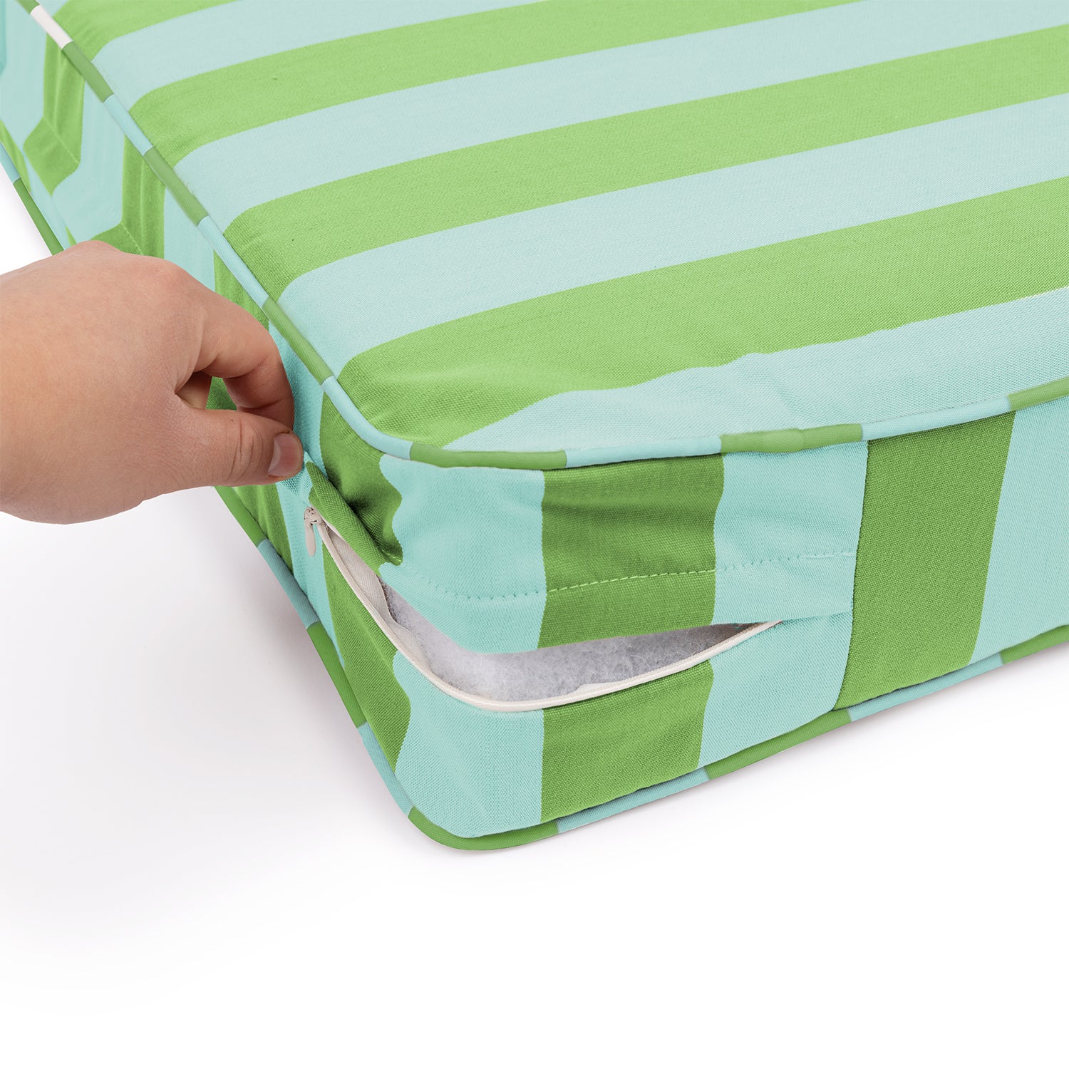Sherry Kline Designer’s Choice Reversible Cabana Stripe Outdoor Deep Seat Cushion Set | 9 Color Options
