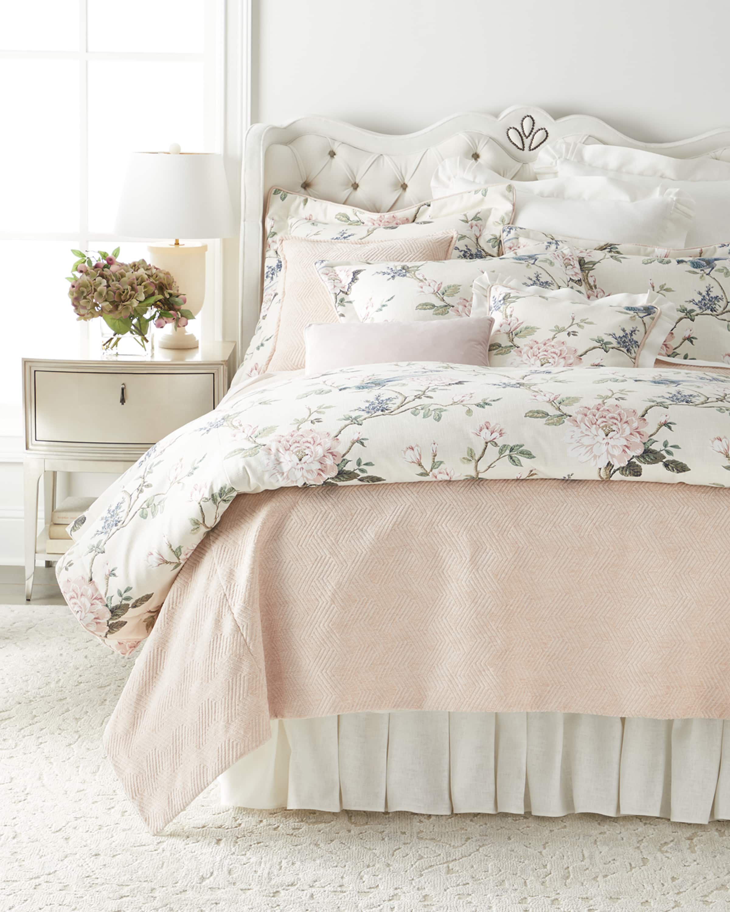 Joybird California King Ruffled Bed Skirt