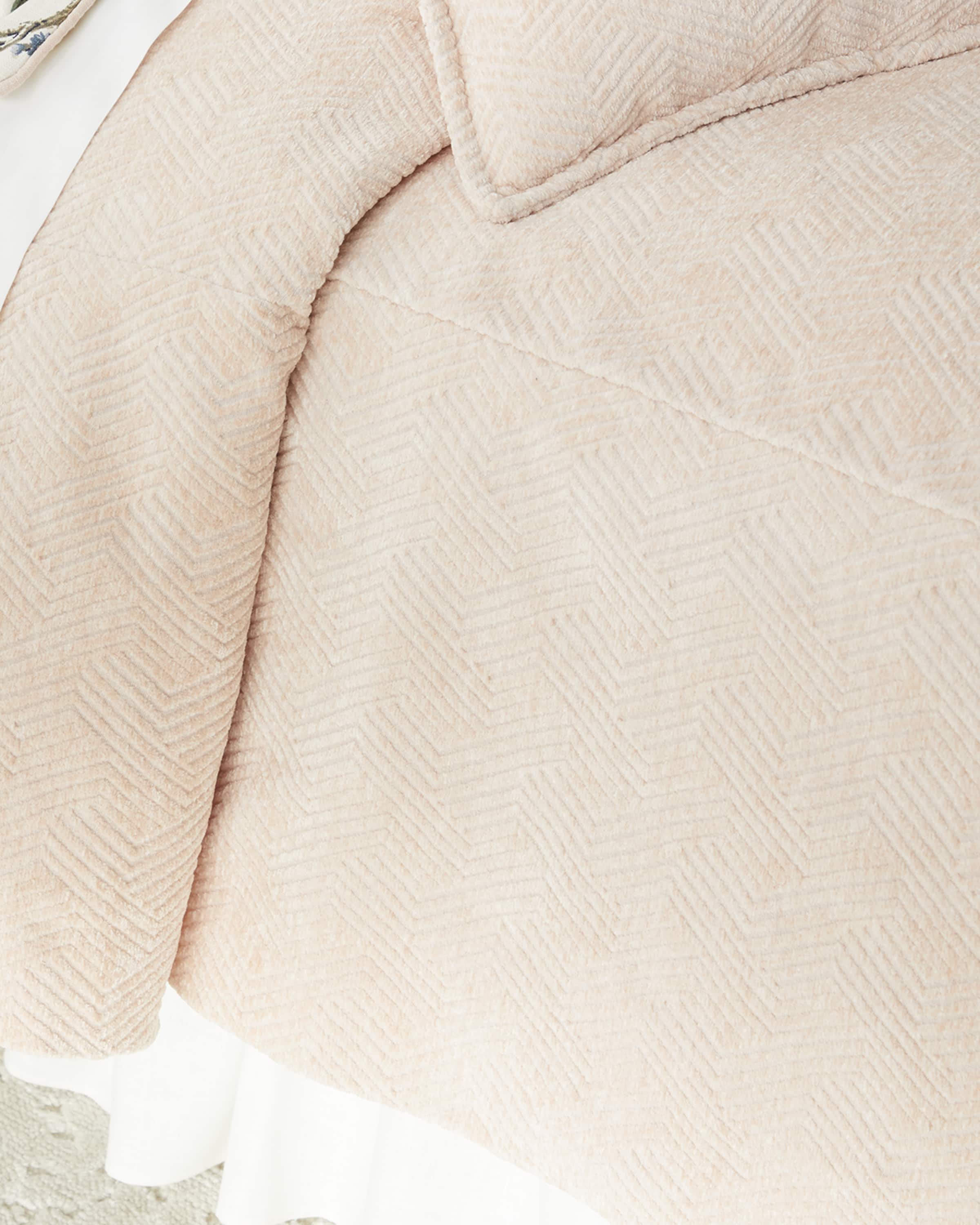 Queen Quilted Velvet Coverlet