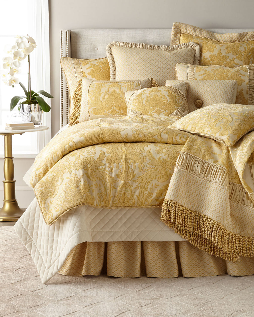 Elite Queen 3 Piece Quilted Velvet Coverlet
