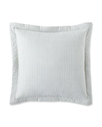 Serene Scenes Striped Euro Sham