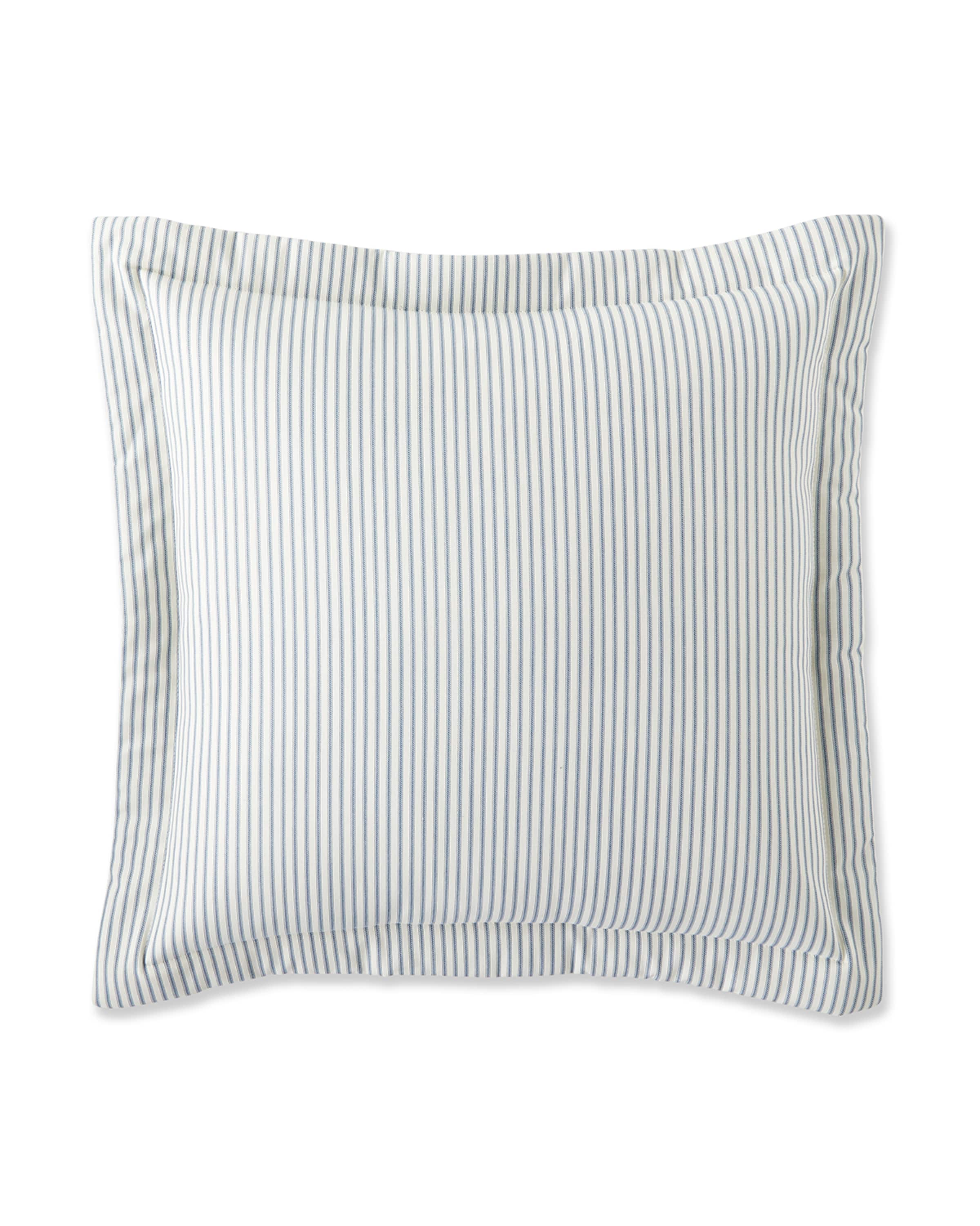 Serene Scenes Striped Euro Sham