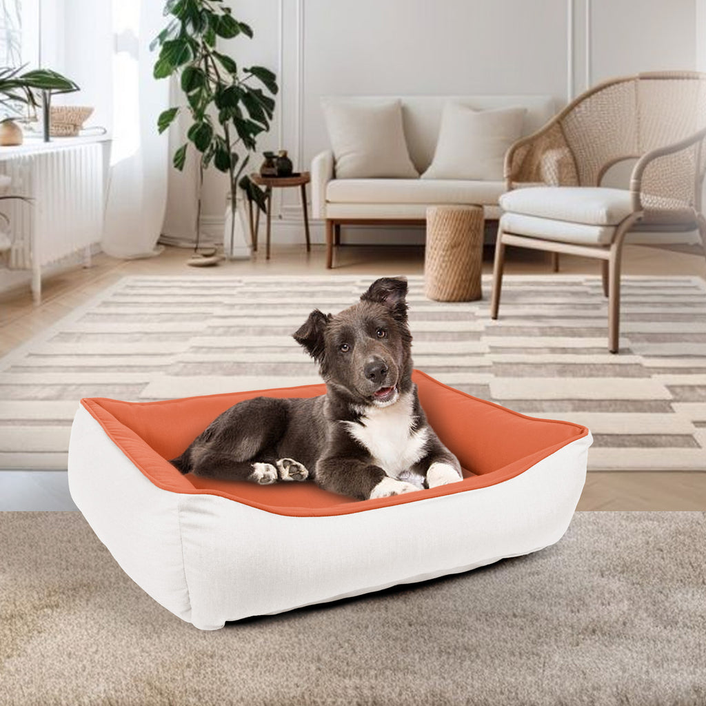 Sunbrella Reversible Indoor/Outdoor Cuddler Pet Bed