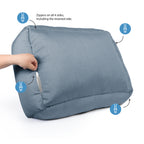Sunbrella Reversible Indoor/Outdoor Cuddler Pet Bed