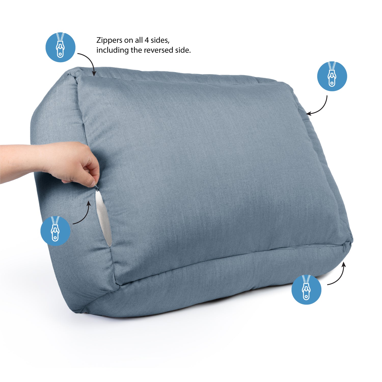 Sunbrella Reversible Indoor/Outdoor Cuddler Pet Bed