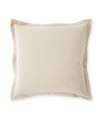 Thalia Solid Velvet 20X20 Pillow -Ivory