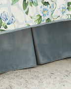Treillage King Velvet Box Pleat Bed Skirt