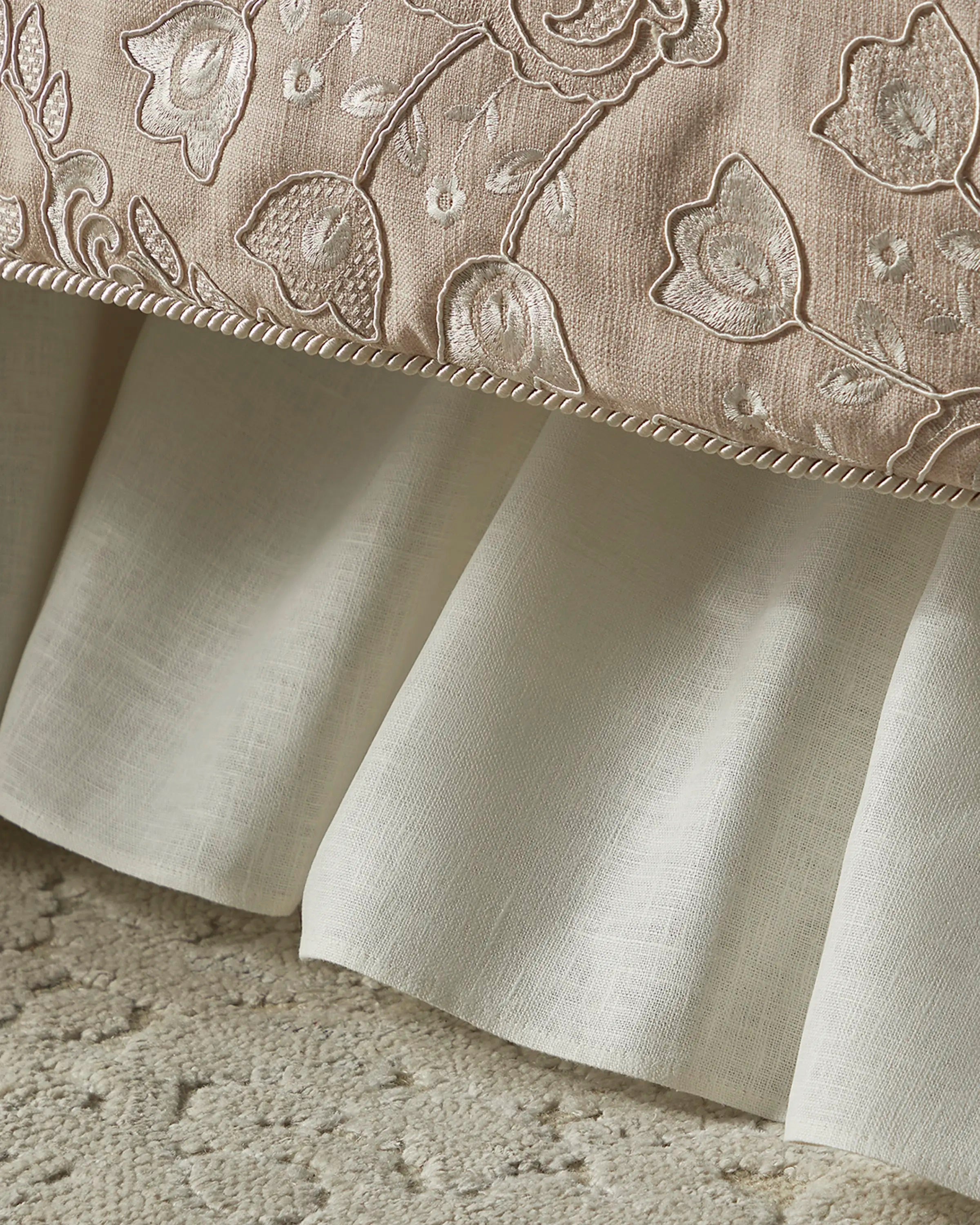 Tulip California  King Ruffled Bed Skirt