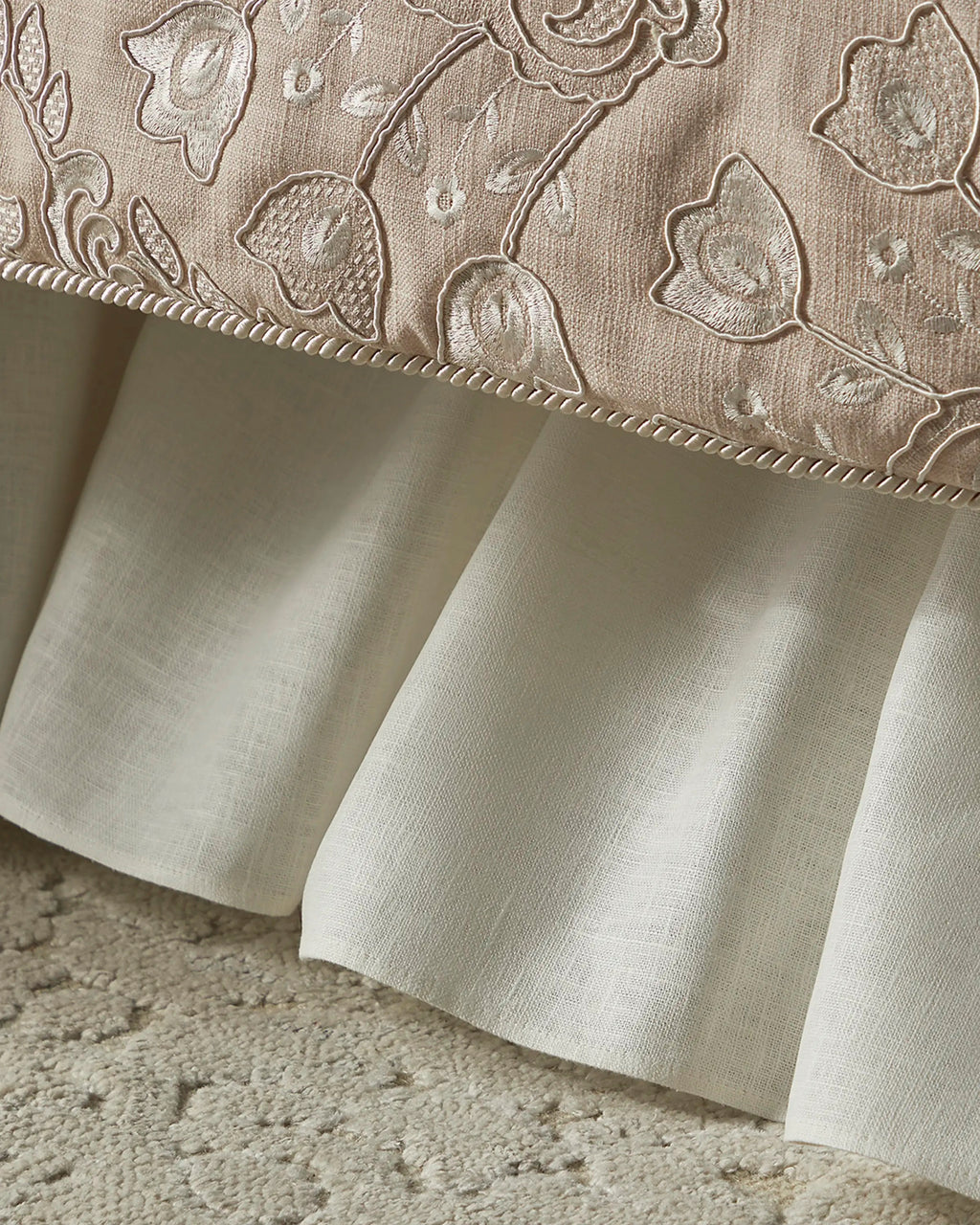 Tulip King Ruffled Bed Skirt
