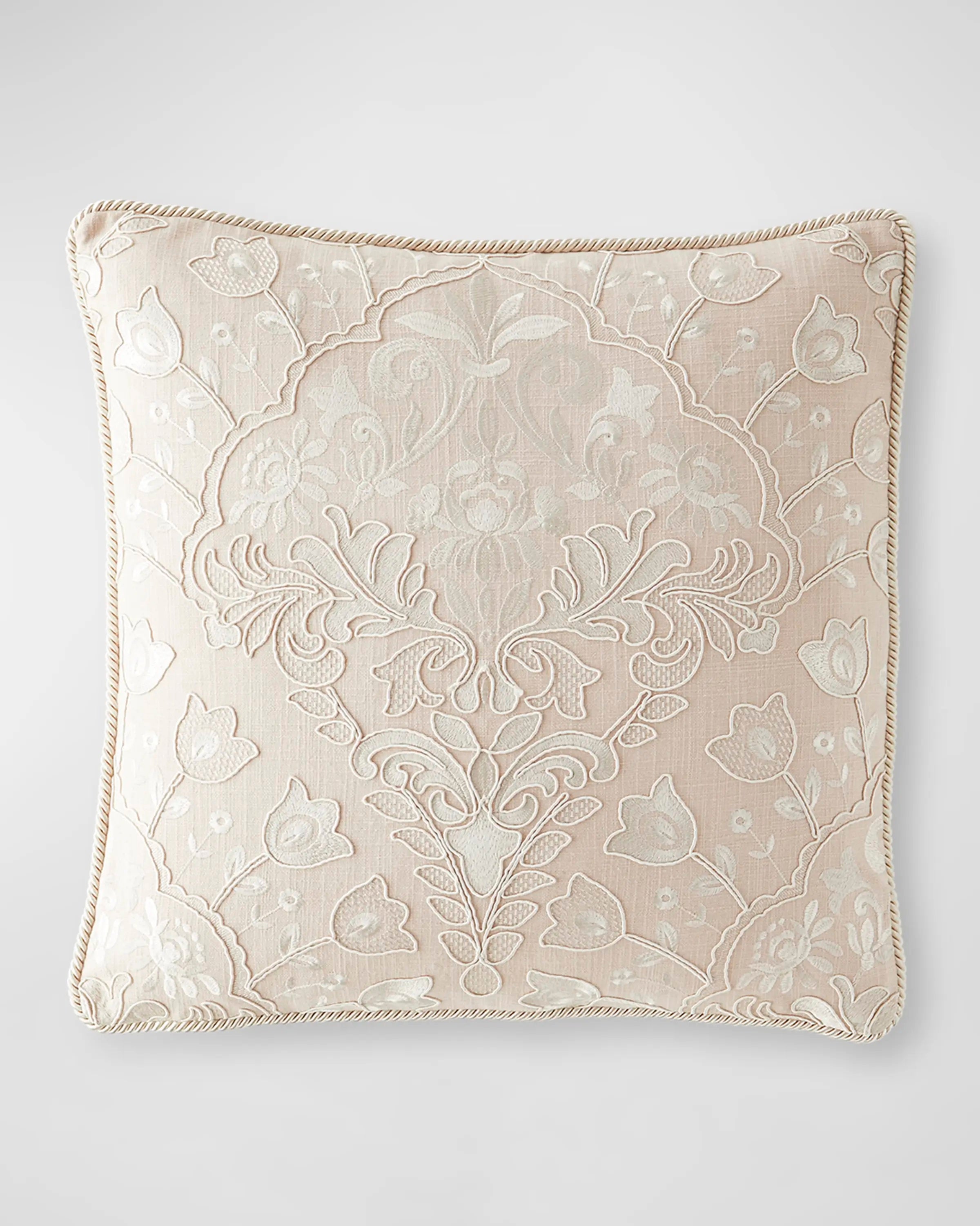 Tulip Embroidery 20X20 Pillow