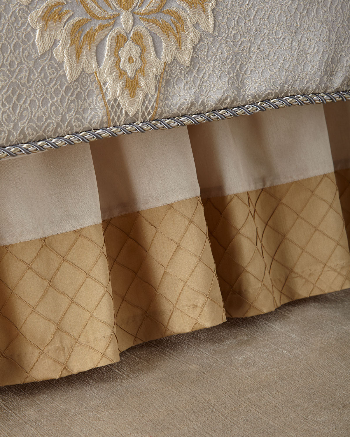 Valencia Banded Queen Bed Skirt