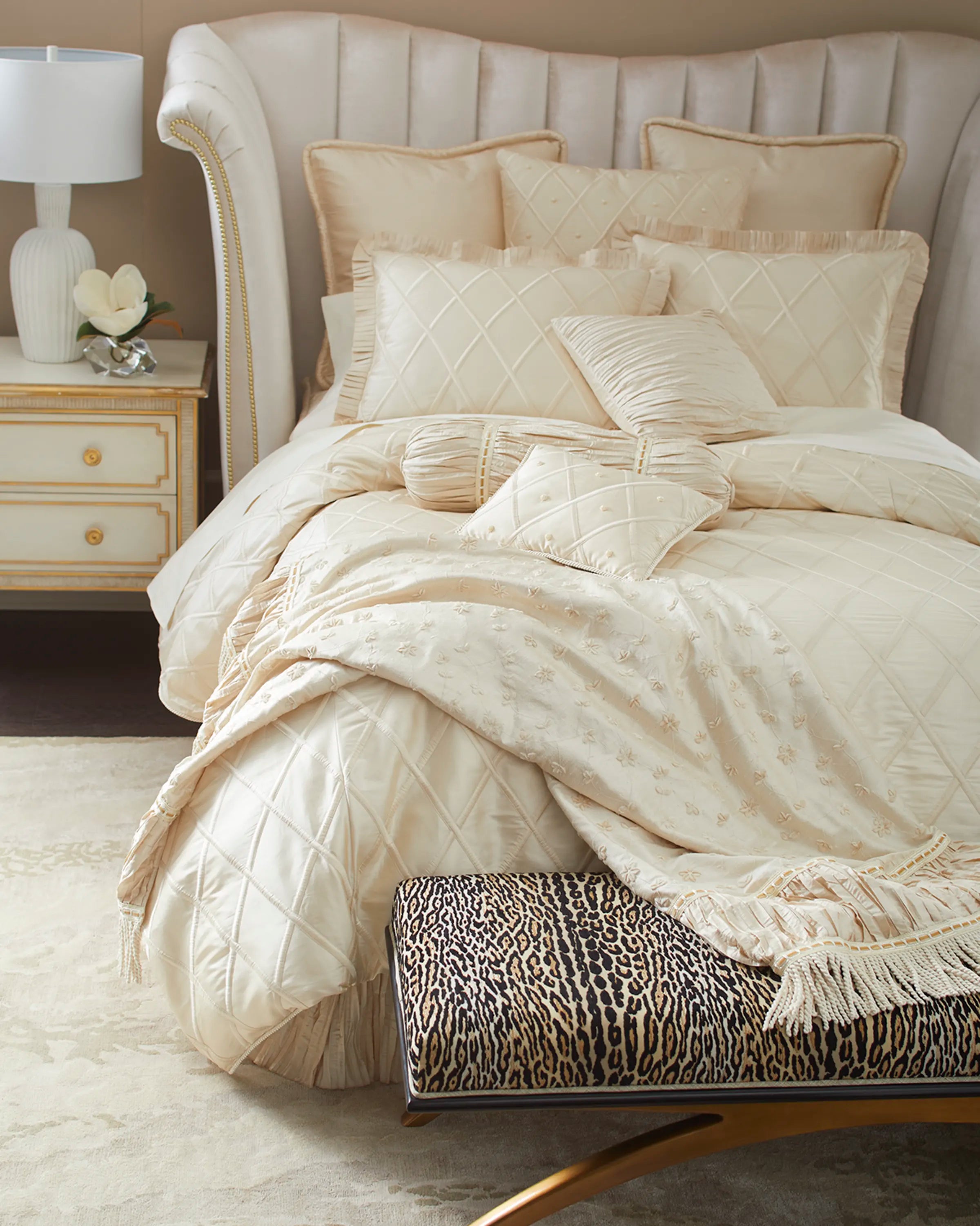 Catherines Palace Lattice King Sham